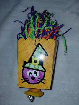 Double Cat box Yellow Halloween