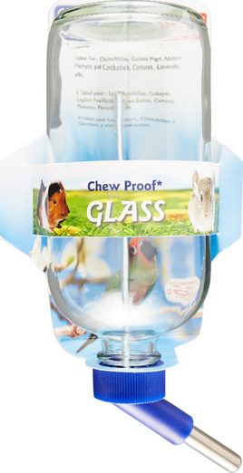 Lixit Chew Proof Glass Bird & Small Animal Water Bottle 16 oz