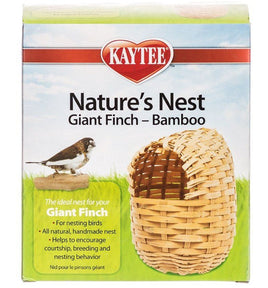 Kaytee Nature's Nest Bamboo Nest - Finch (Giant)