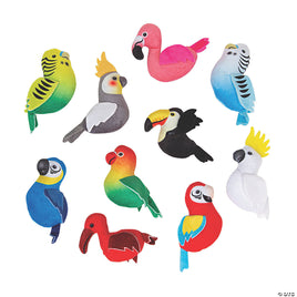 Stuffed Tropical Bird Assortment